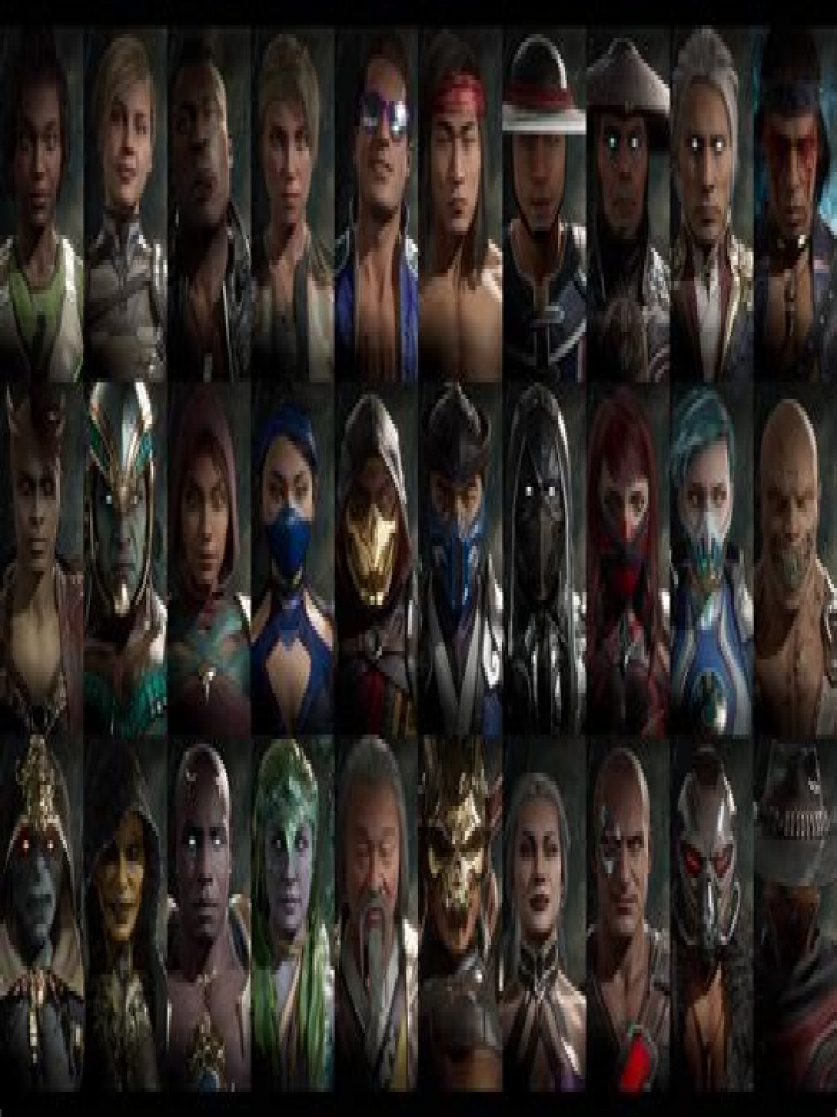 All characters in Mortal Kombat 11