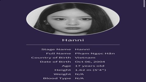 Hanni (NewJeans): Profile, Age, Birthday, Height, Weight